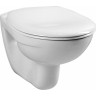 Комплект подвесной унитаз VITRA NORMUS, система инсталляции VITRA V12, кнопка LOOP O матовый хром, сиденье стандарт 9773B003-7203