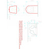 Комплект VITRA L-BOX SANIBELLE кнопка хром 9878B003-7200